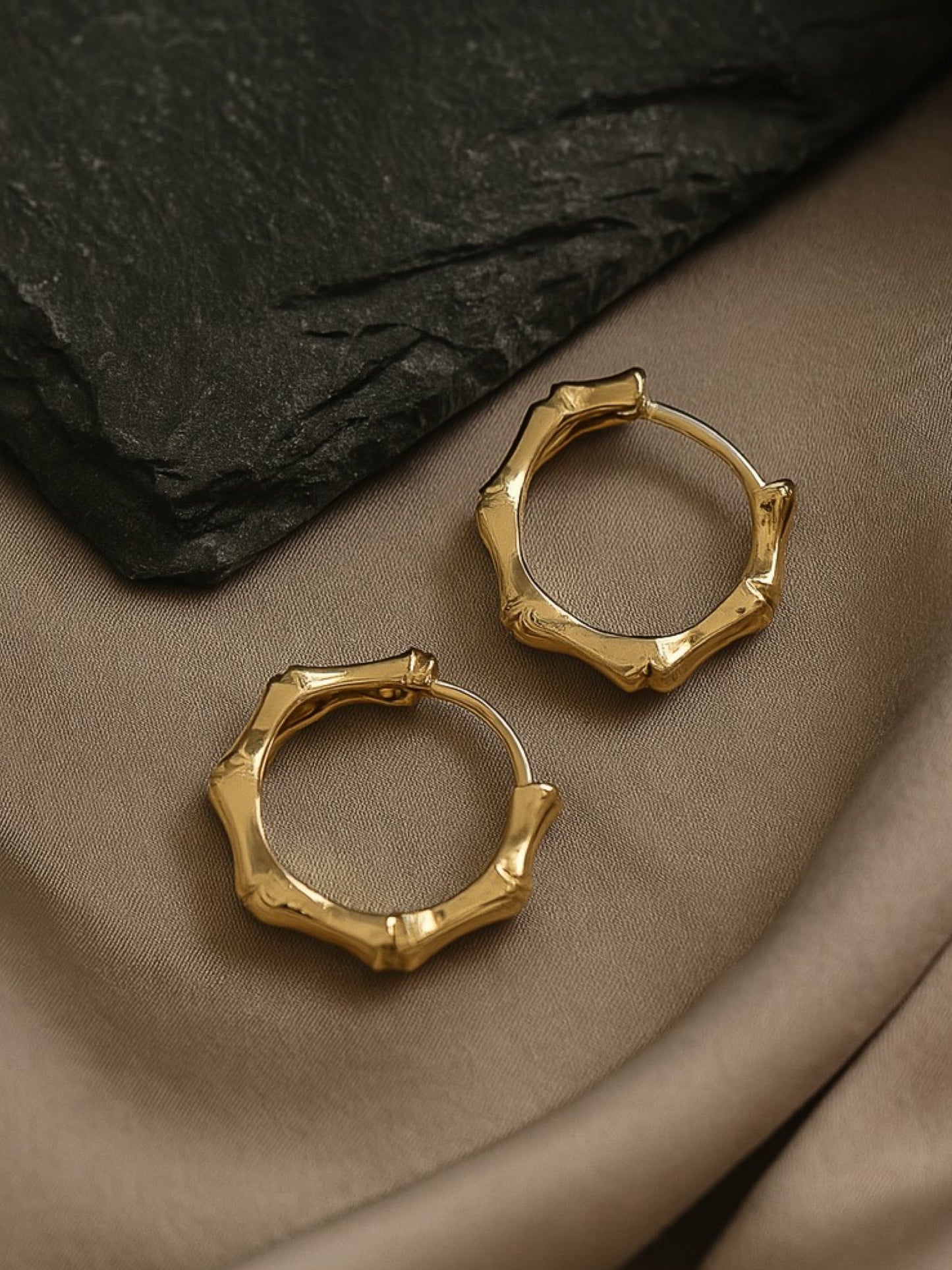 Small Hoop Bali Design Western Earrings
