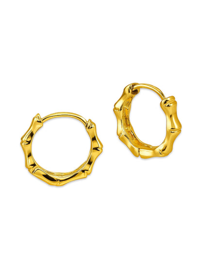 Small Hoop Bali Design Western Earrings