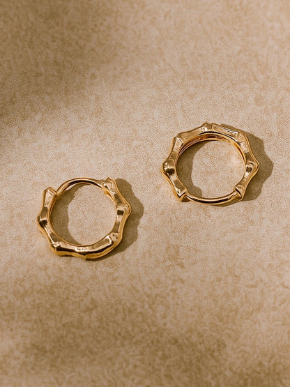 Small Hoop Bali Design Western Earrings