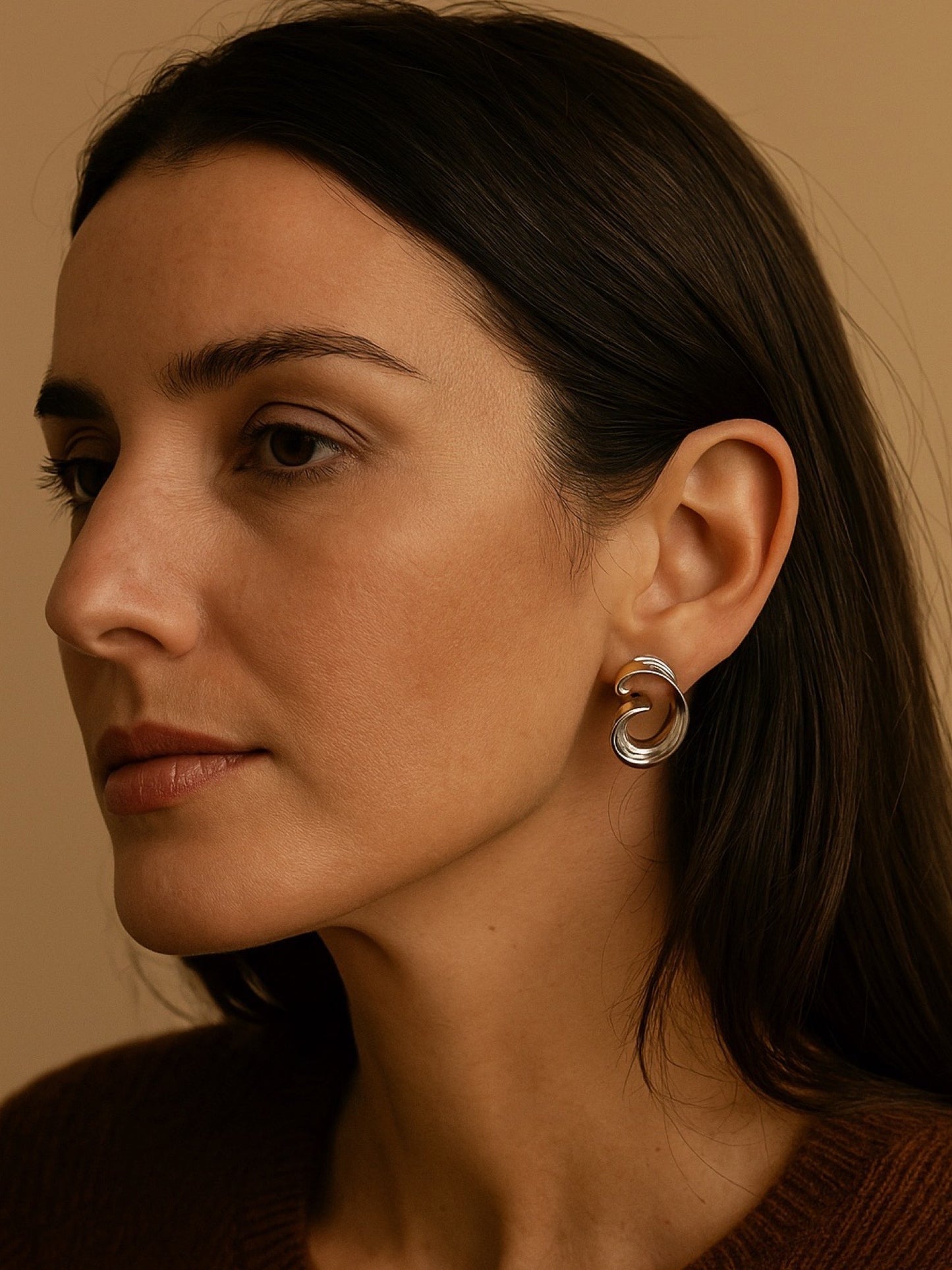 Geometric Shape Design Western Earrings