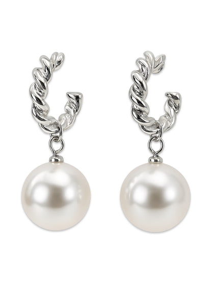 Pearl Drop Design Western Earrings