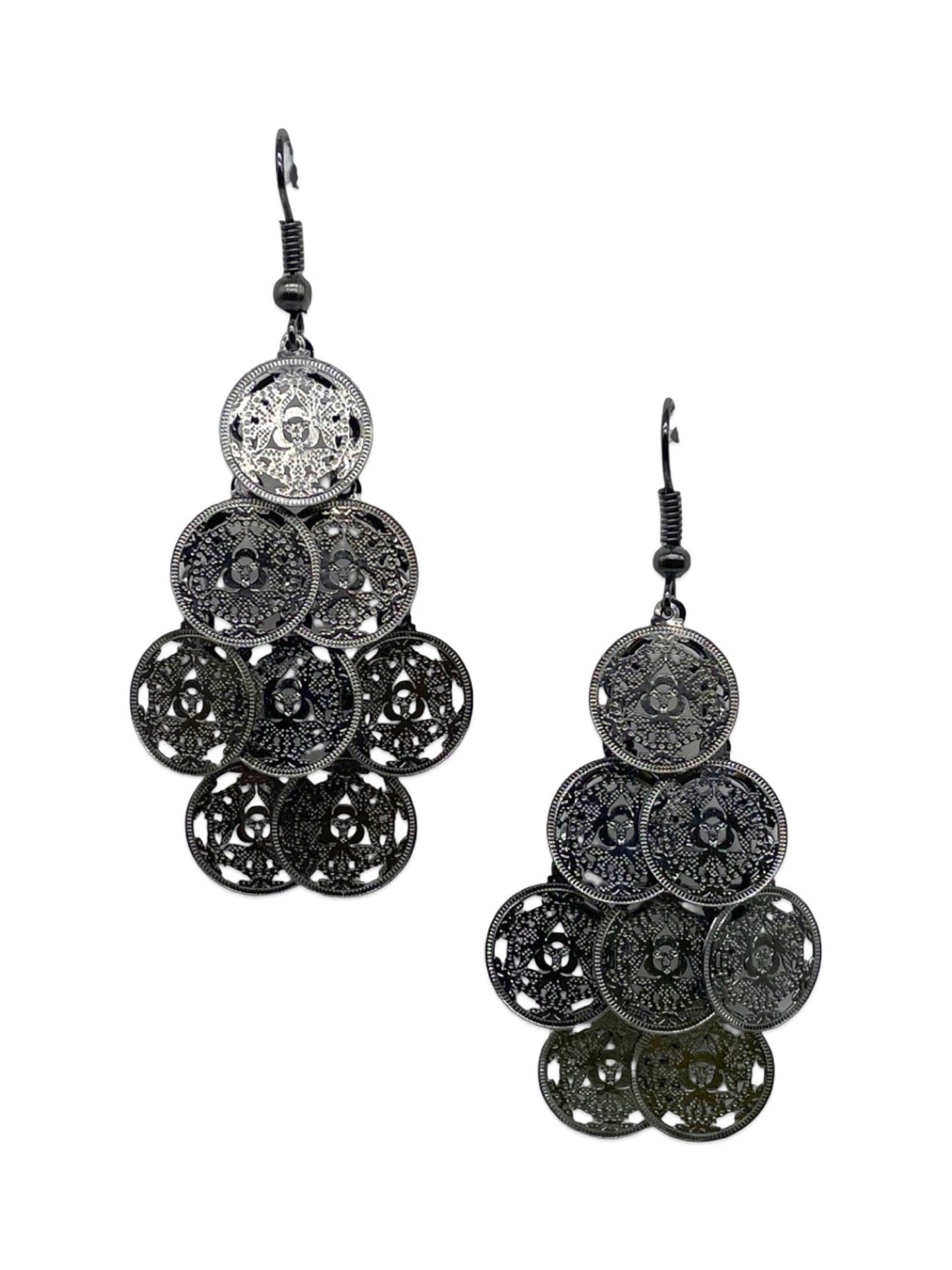 Dangler Earring Coins Design