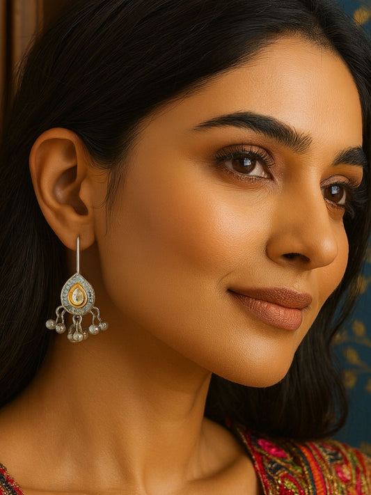 Dangler Afghani Jhumka Earrings Drop Designs With Ghungroo