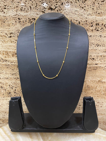 Simple Design Snake Chain Short Necklace