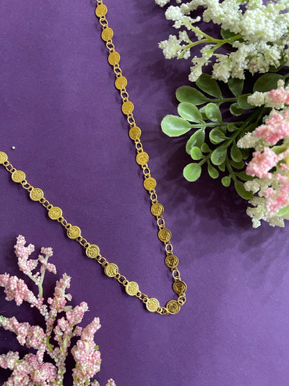 Gold Plated Laxmi Haar Necklace