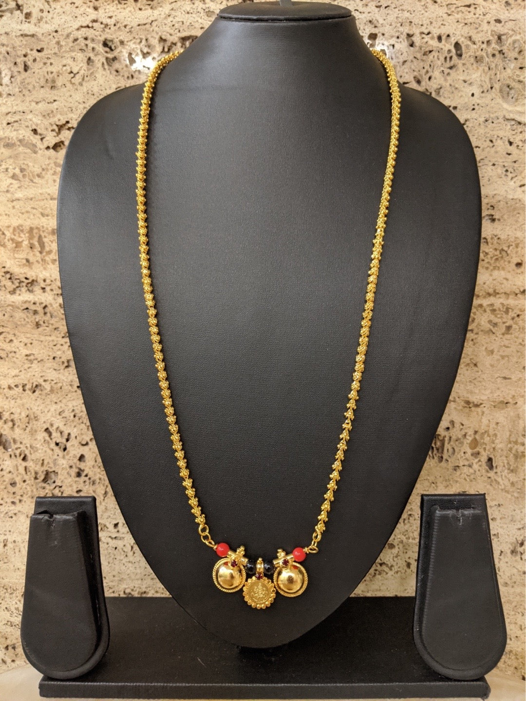 Two Vati Laxmi Coin Chain Mangalsutra