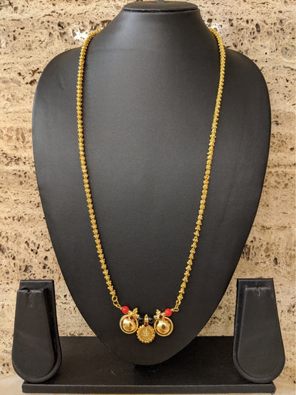 Two Vati Laxmi Coin Chain Mangalsutra