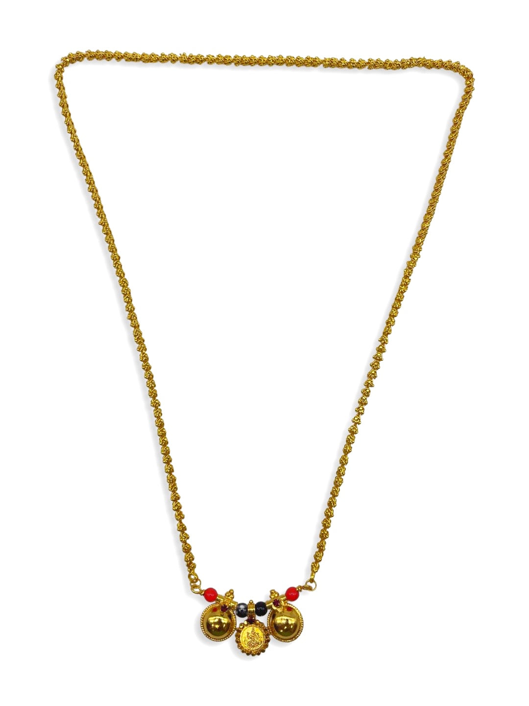 Two Vati Laxmi Coin Chain Mangalsutra