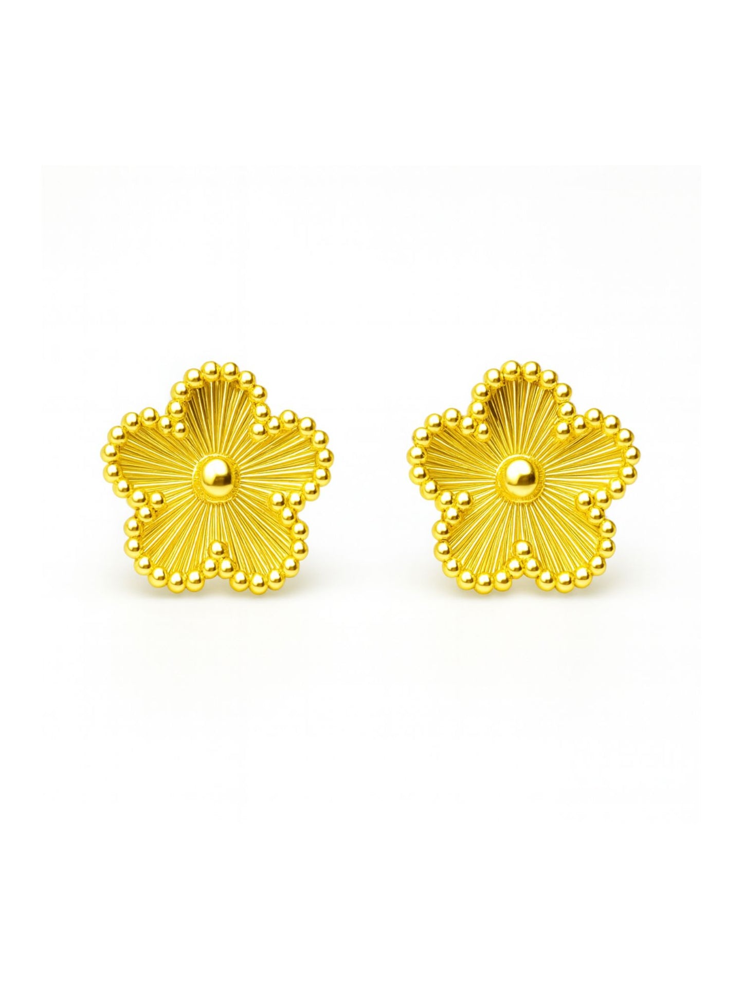 Gold Floral Necklace Set for Women | Elegant