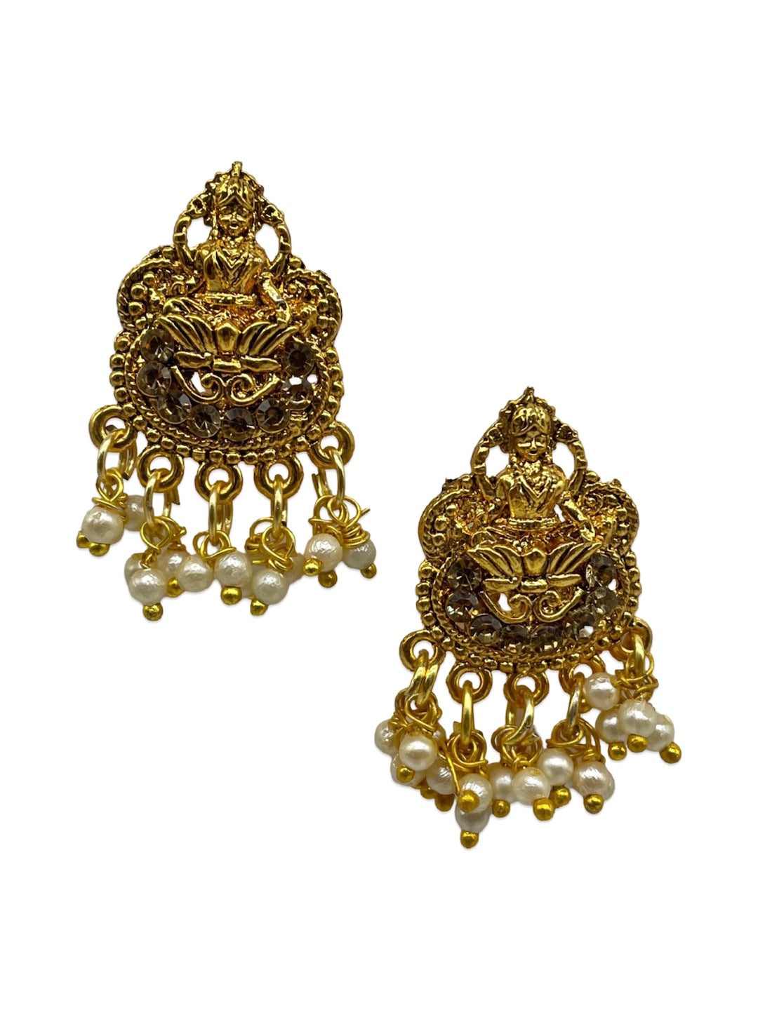 Laxmi & Pearl Earrings