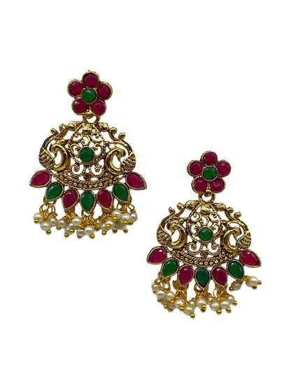 Peacock Earrings