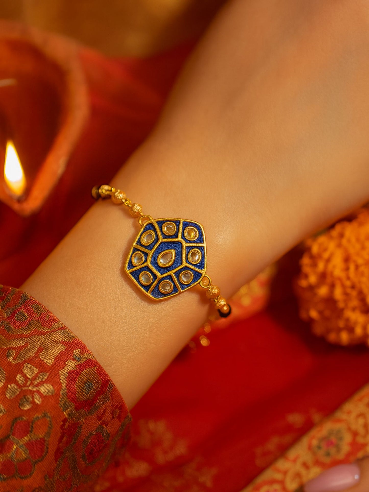 Kundan Mangalsutra Bracelet