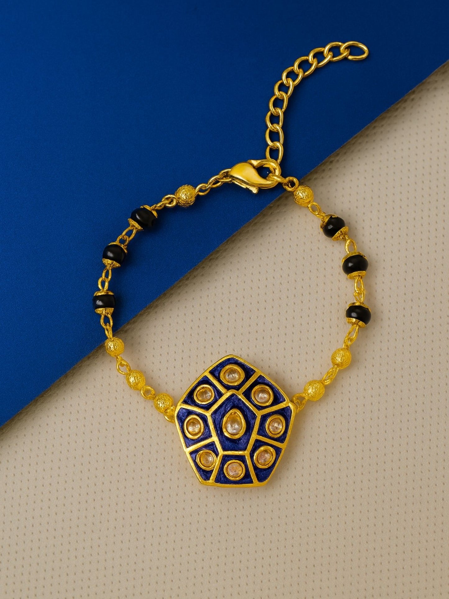 Kundan Mangalsutra Bracelet
