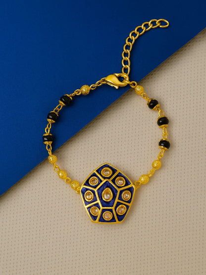 Kundan Mangalsutra Bracelet