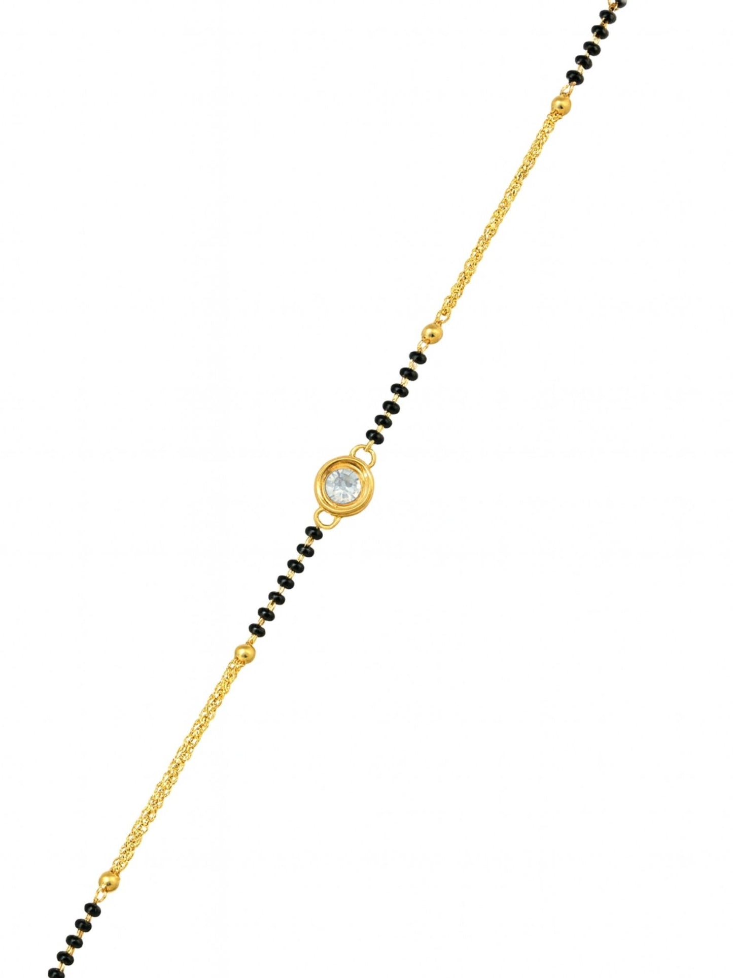 Round Diamond Mangalsutra Bracelet