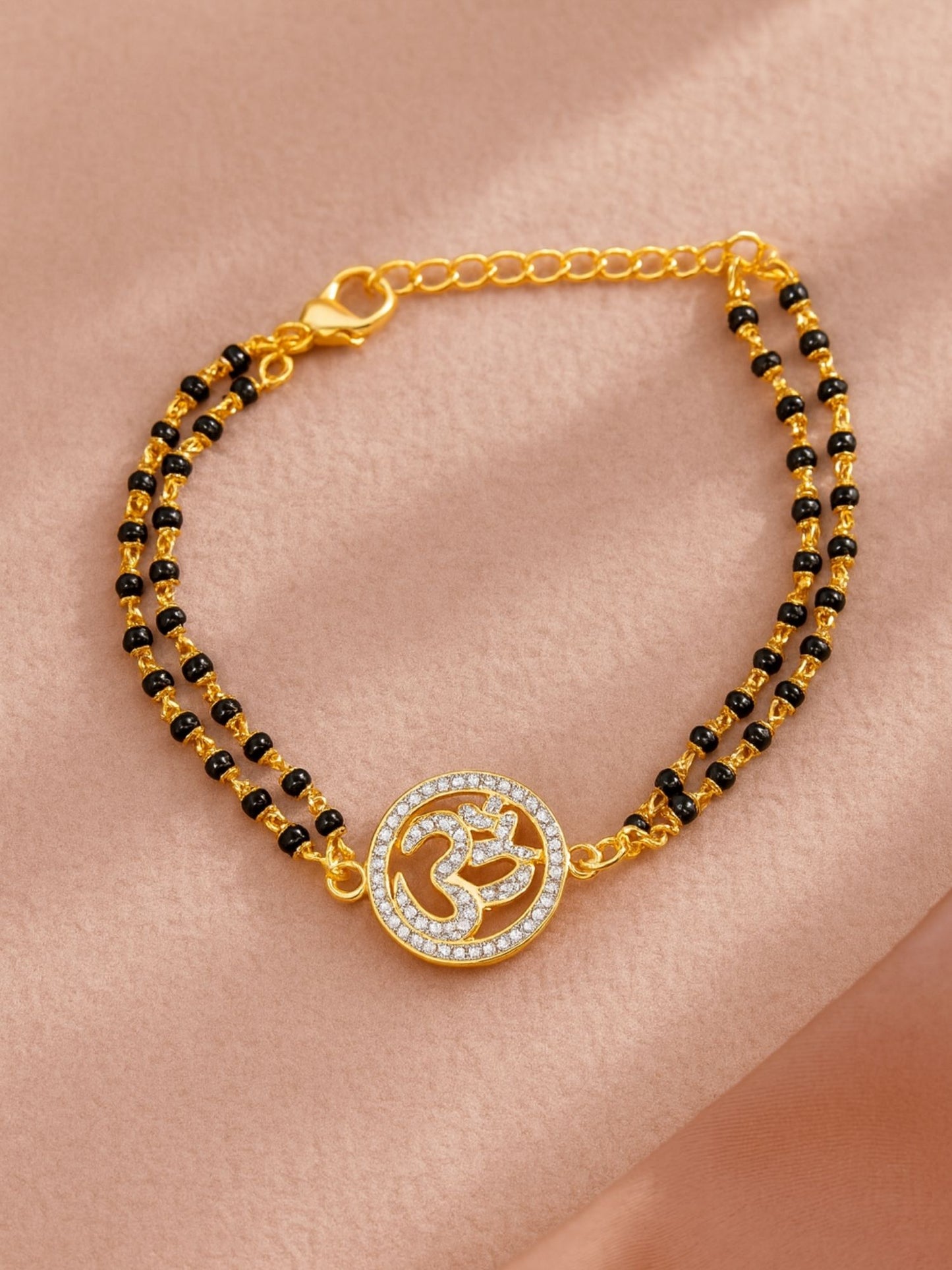 American Diamond OM Mangalsutra Bracelet
