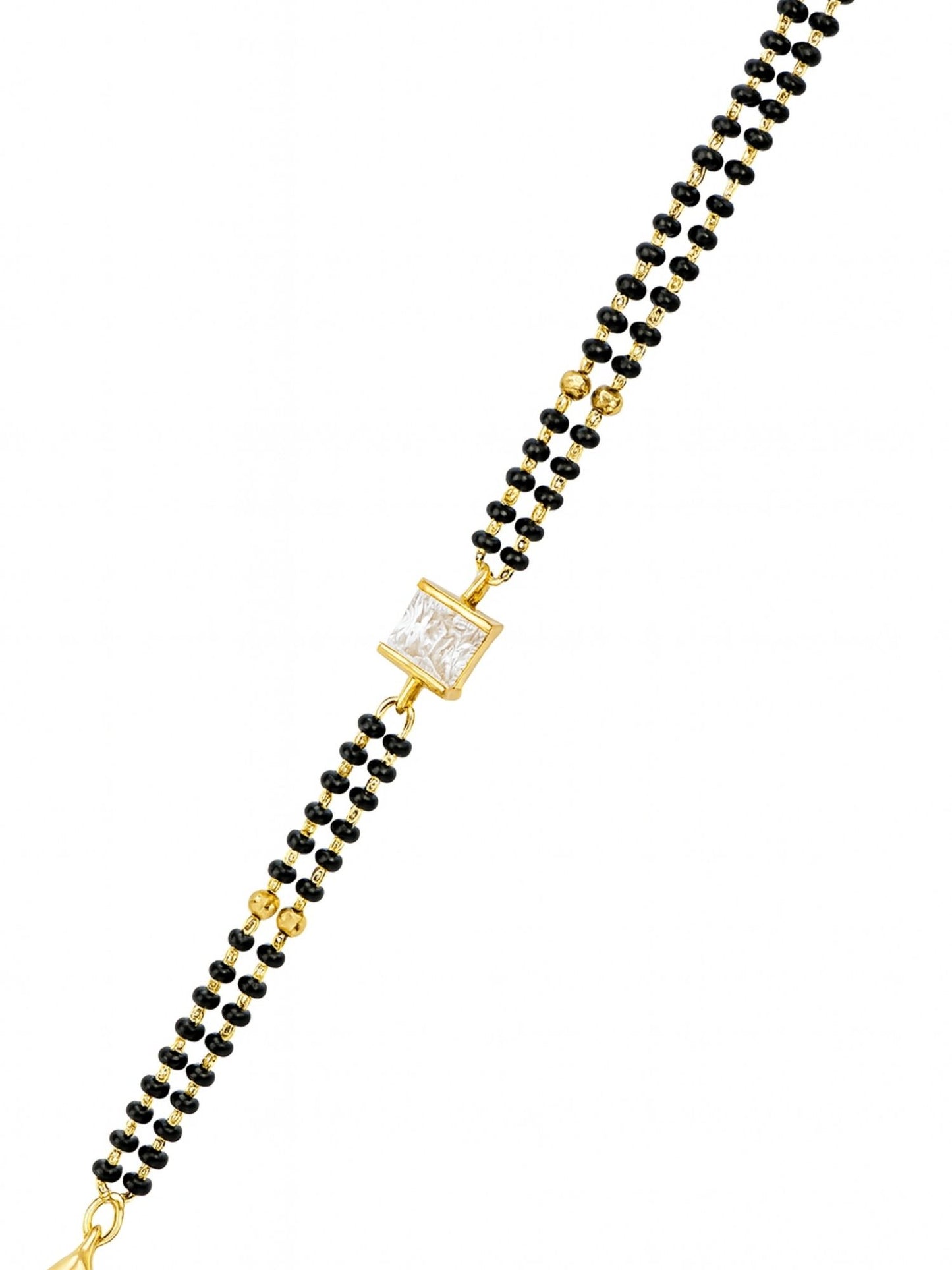 American Diamond Barrel Mangalsutra Bracelet