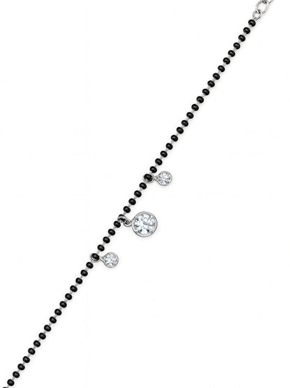 American Diamond Drops Mangalsutra Bracelet