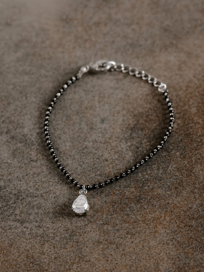 American Diamond Drop Mangalsutra Bracelet