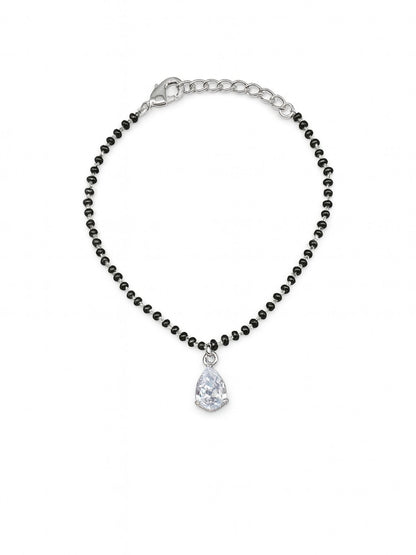 American Diamond Drop Mangalsutra Bracelet