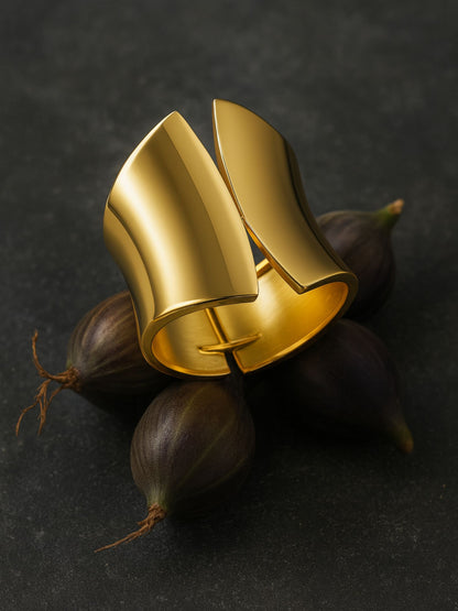 Gold Western Kada Bracelet | Adjustable Bangle