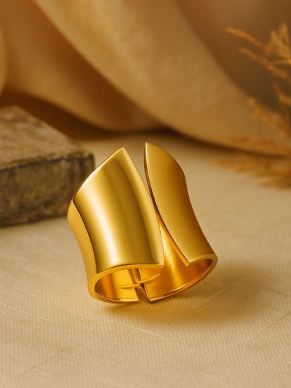 Gold Western Kada Bracelet | Adjustable Bangle