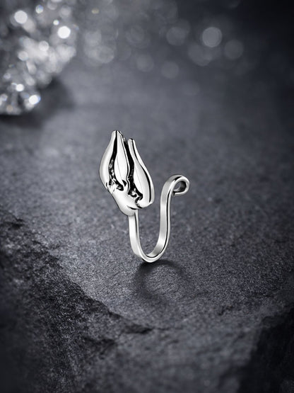 Trishul Nath Nose Ring for Women | Silver Nose Pin