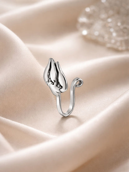 Trishul Nath Nose Ring for Women | Silver Nose Pin