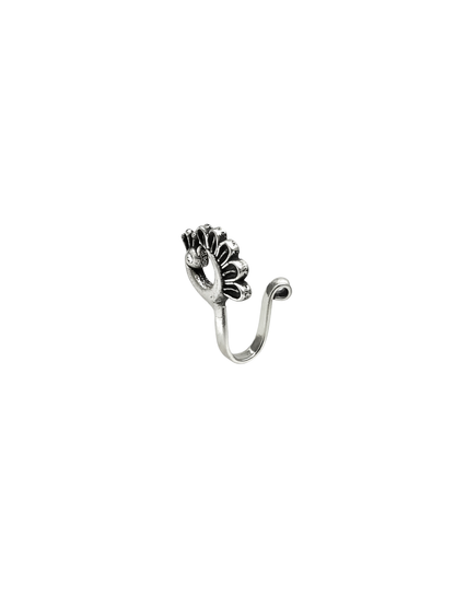 Maharashtrian Peacock Nath Traditional Nose Pin