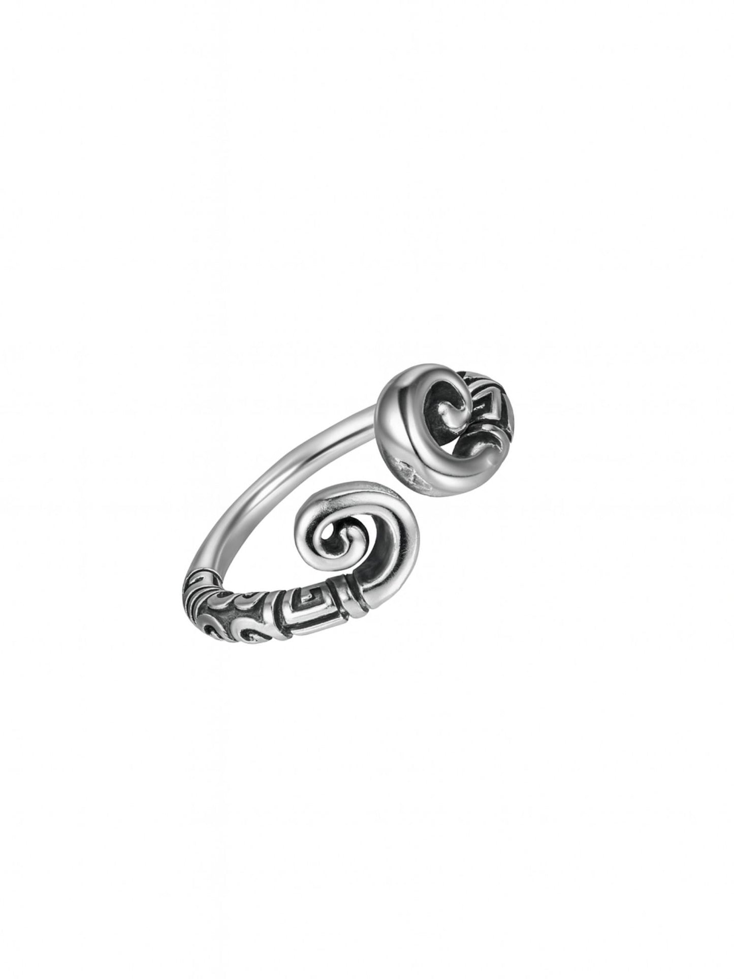 Silver-Plate Tribal/Bohemian Design Finger Ring
