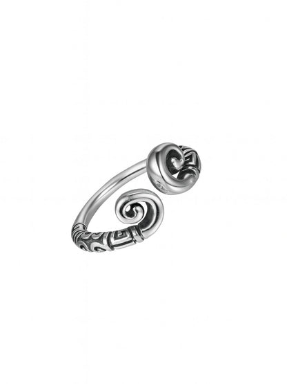 Silver-Plate Tribal/Bohemian Design Finger Ring