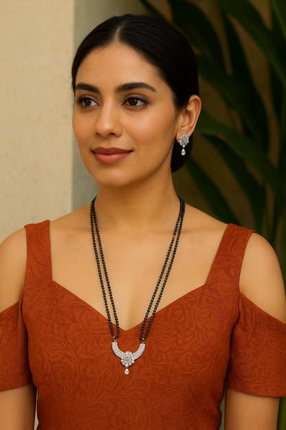 Combo Set of 4 American Diamond Mangalsura Sets