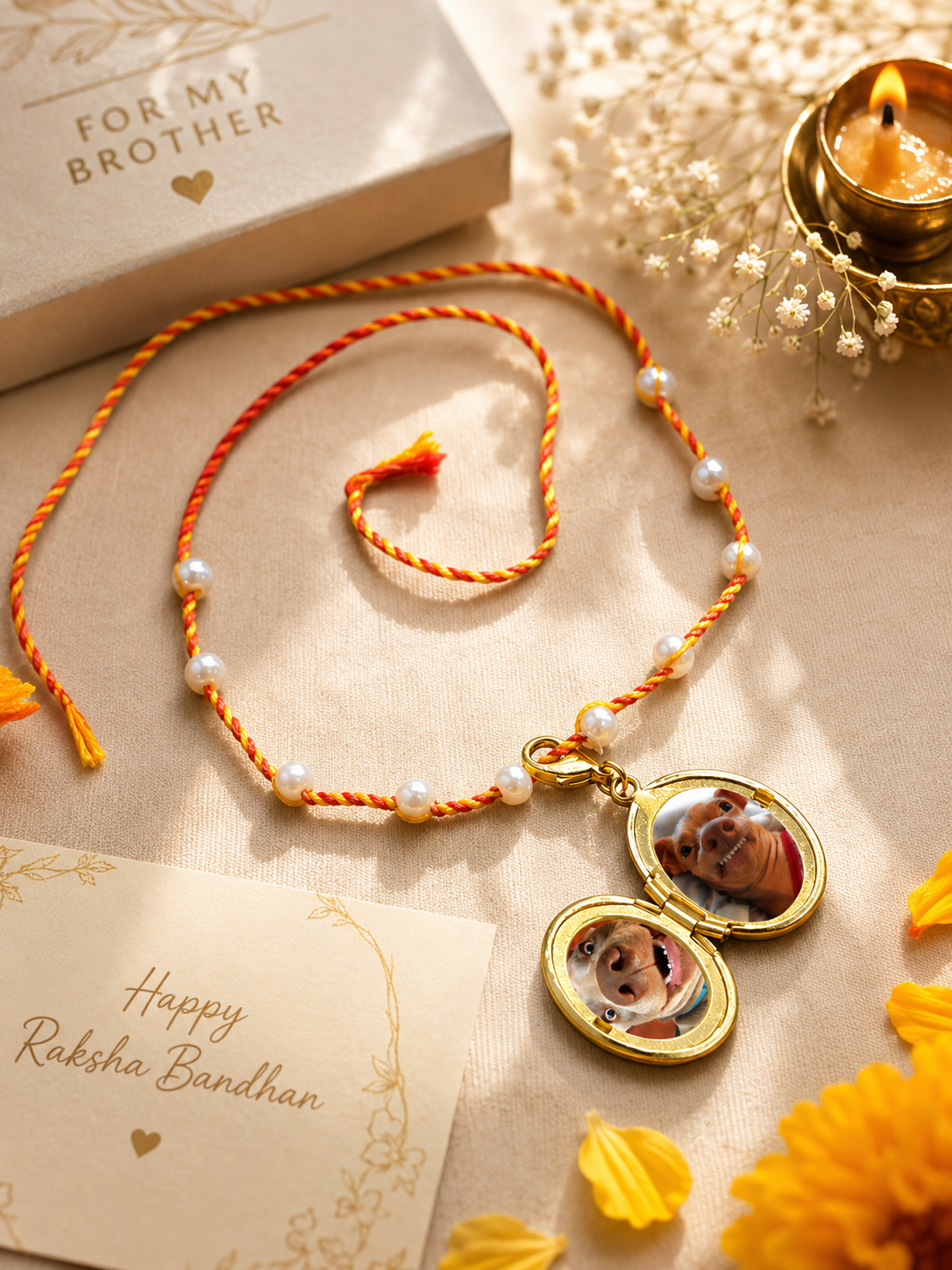 Photo Frame Rakhi+Free Chain