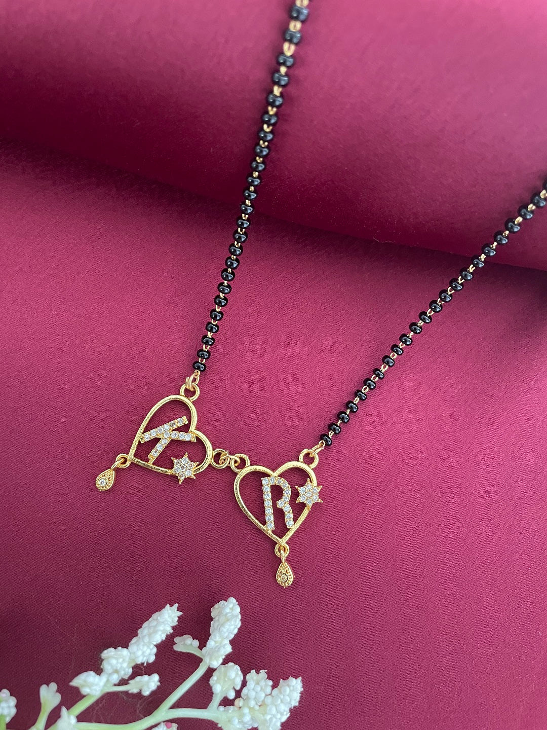 Short Mangalsutra Designs Husband Wife Couple Custom Name