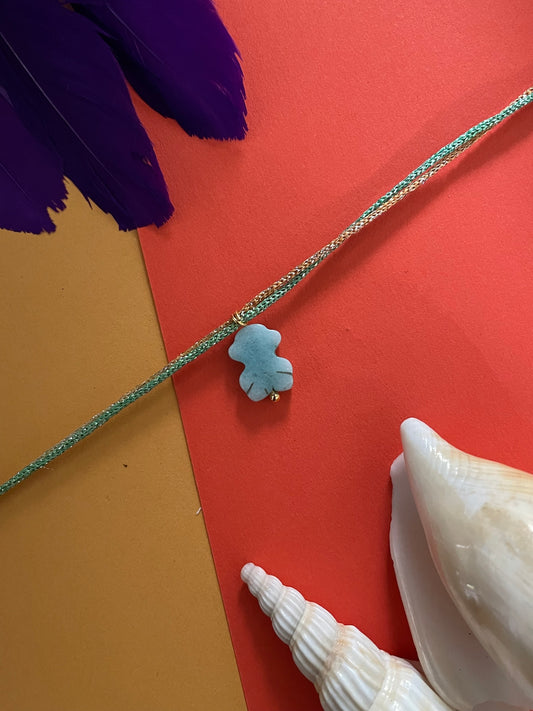 Mini Teddy Bear Shape Charm Rakhi Lumba
