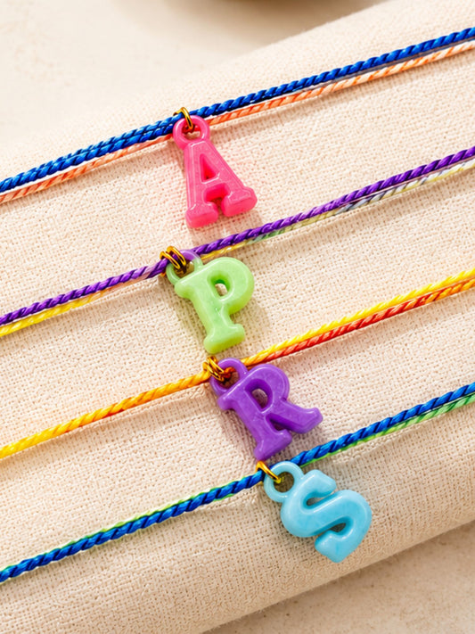 A To Z Beads Letters Kids Rakhi Bracelet For Kids Bhaiya Bro Bhai Gift