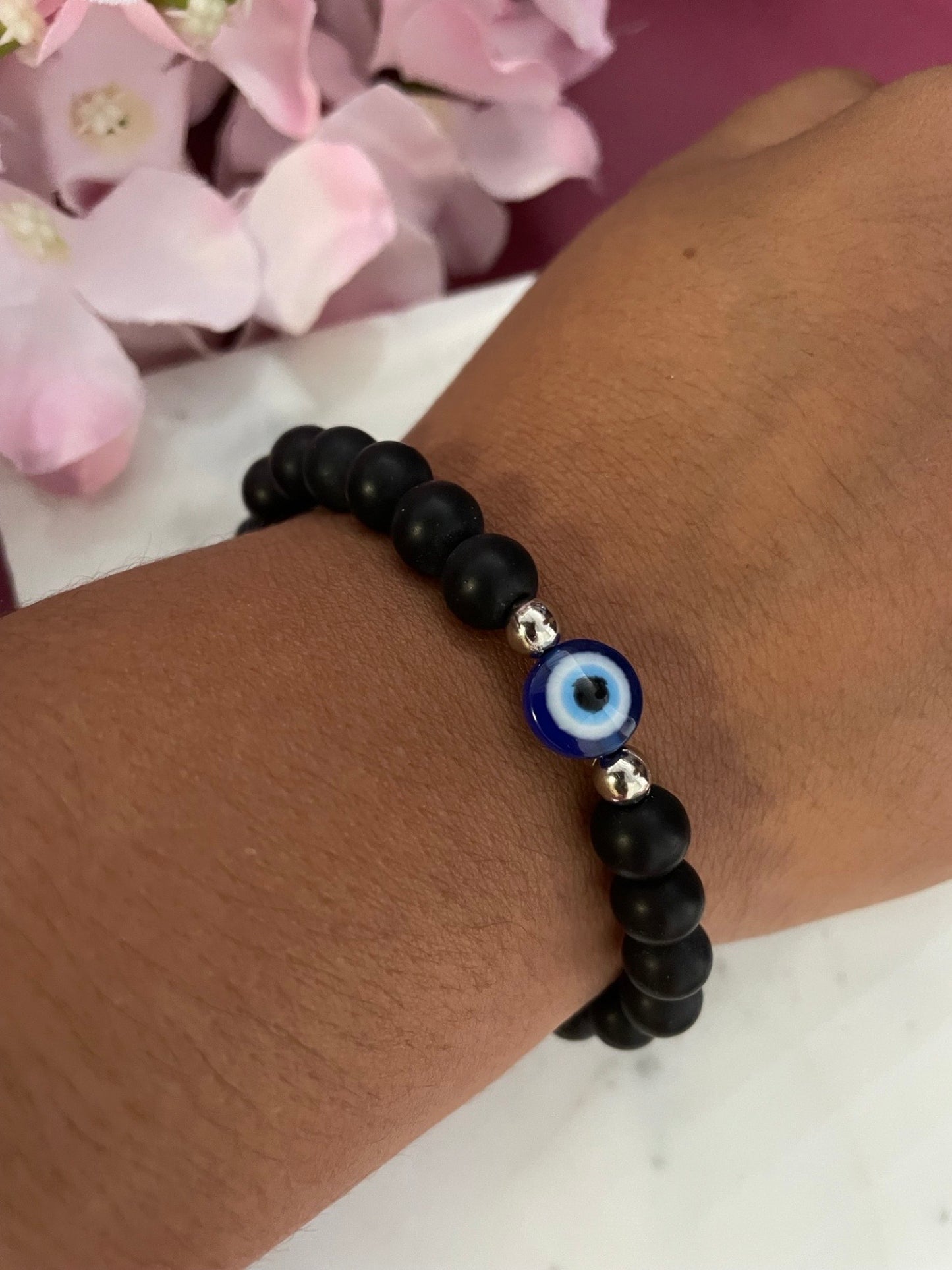 (Combo of 2) Best Friend Forever (BFF) Matching Friendship Bands with Evil Eye