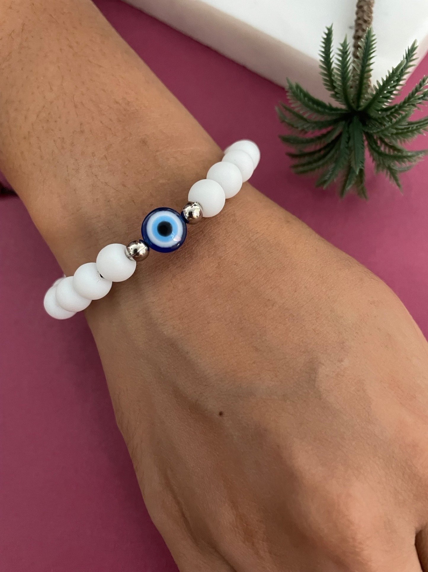 (Combo of 2) Best Friend Forever (BFF) Matching Friendship Bands with Evil Eye