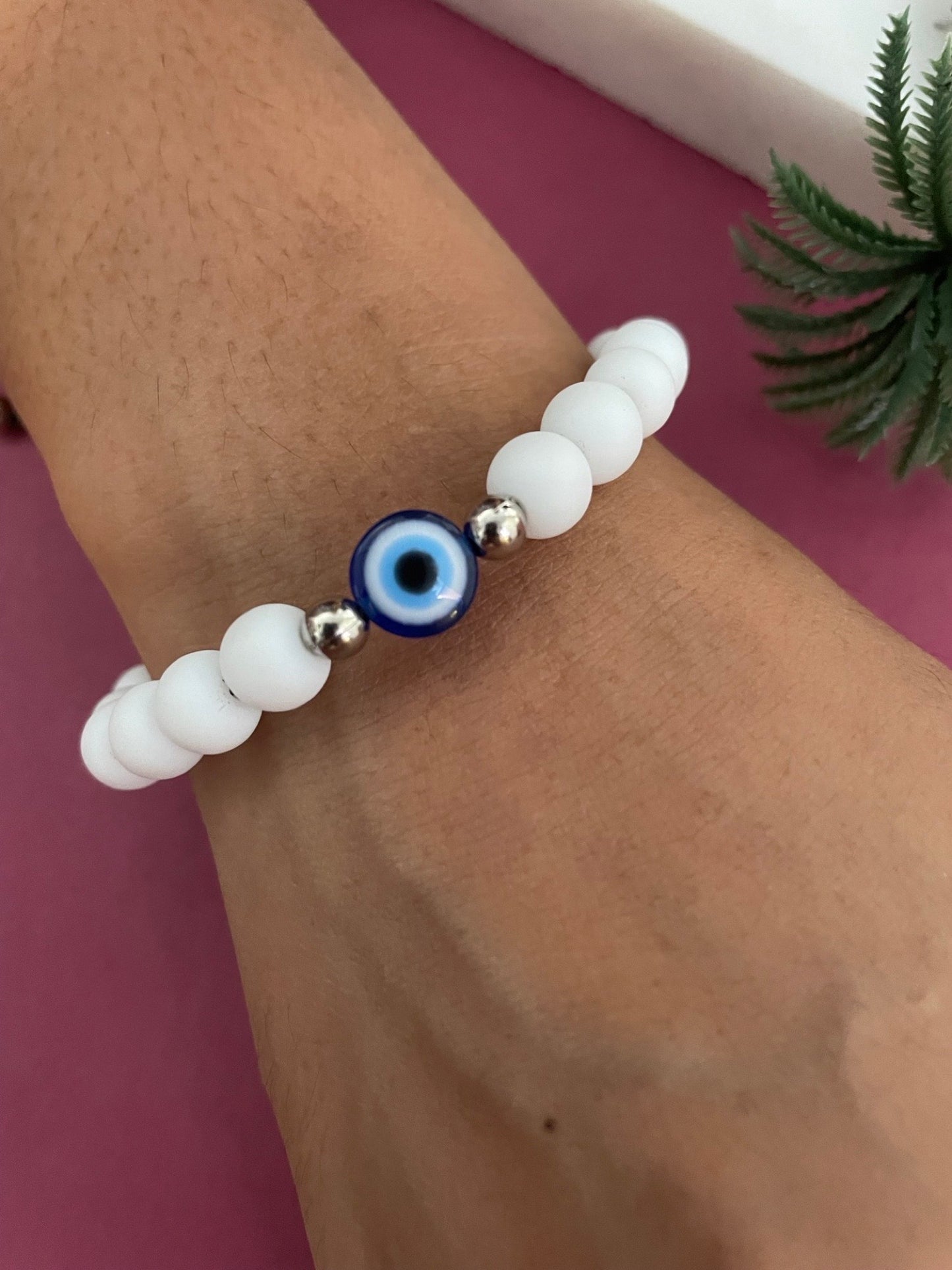 (Combo of 2) Best Friend Forever (BFF) Matching Friendship Bands with Evil Eye