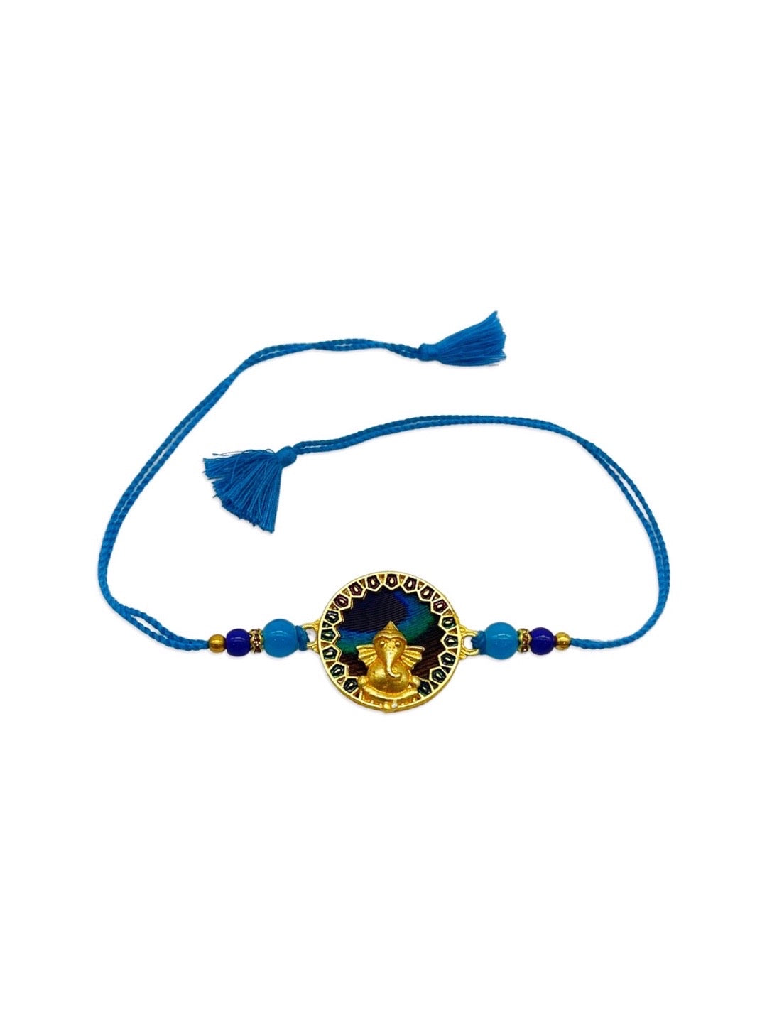 Rakhi Set Of 2 Ganesh Rakhi For Raksha Bandhan Online | DDR – Digital ...