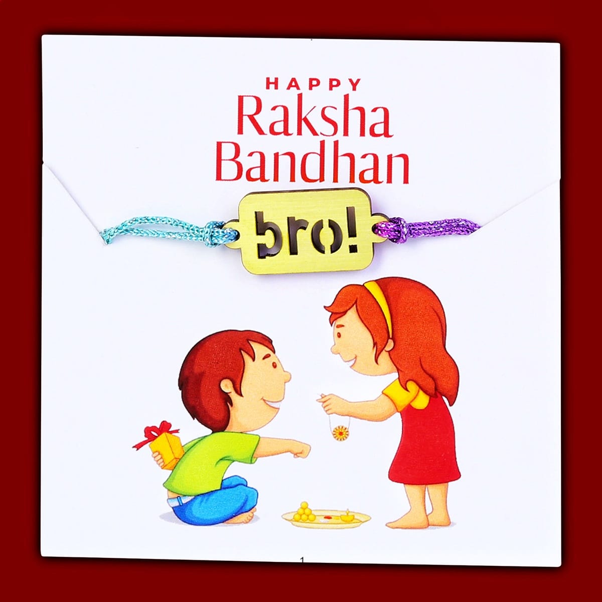 Unique Rakhi GIft Ideas for Brother Online Greeting Card by Raksha Bandha