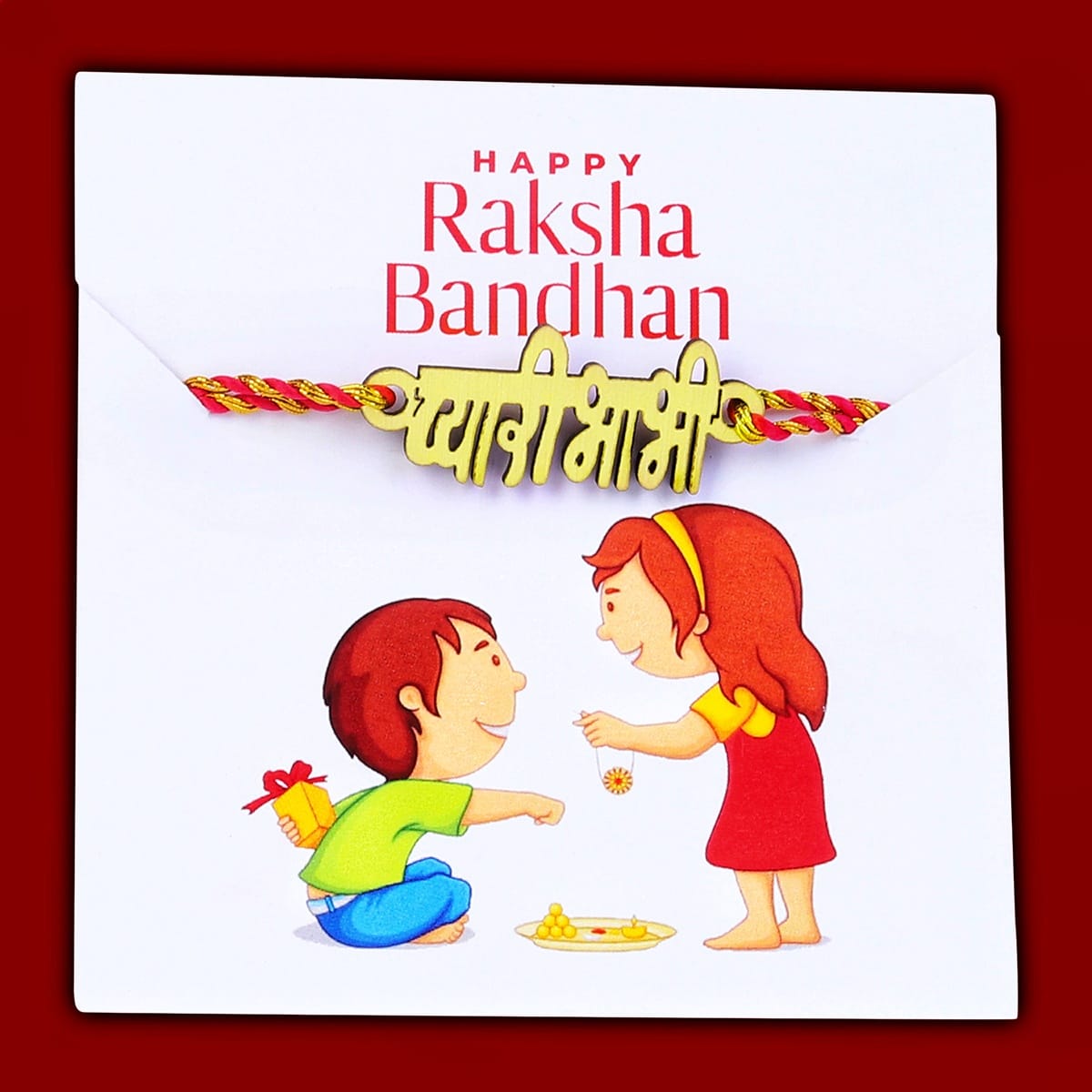 (COMBO of 2) Fancy Rakhi Designs with Bhai/Bhabhi Pendant Multicoloured Mauli Raksha Bandhan