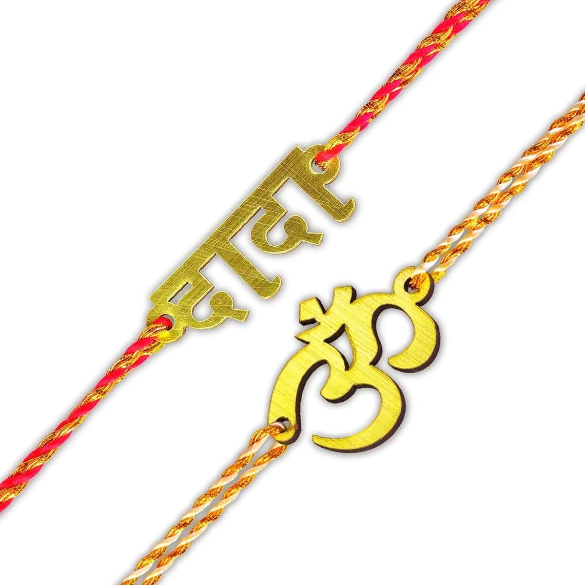 Om & Dada design rakhi