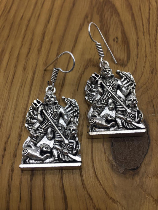 Digital Dress Room Antique Oxidised German Silver plated Earring