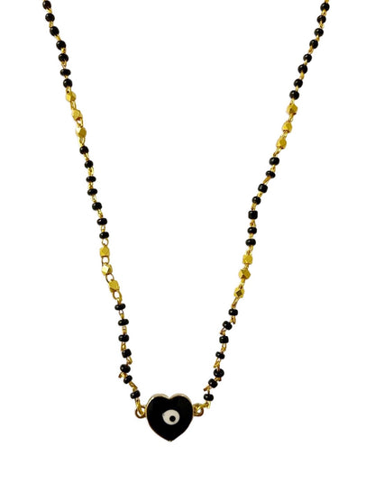 black beads mangalsutra designs