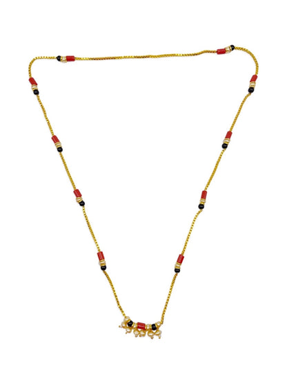 traditional gold mangalsutra