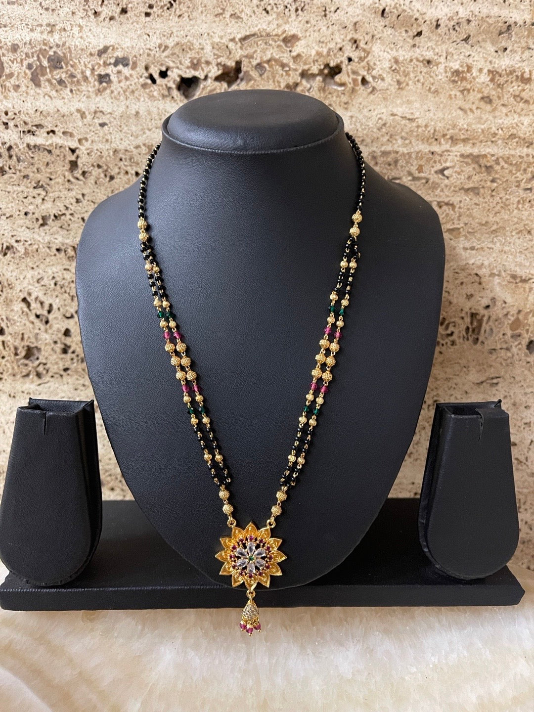 fancy short mangalsutra designs