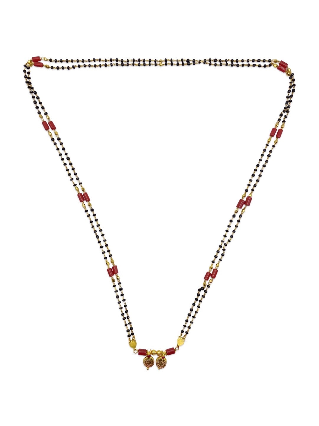 red beads mangalsutra