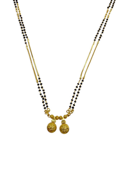 traditional mangalsutra with black beads