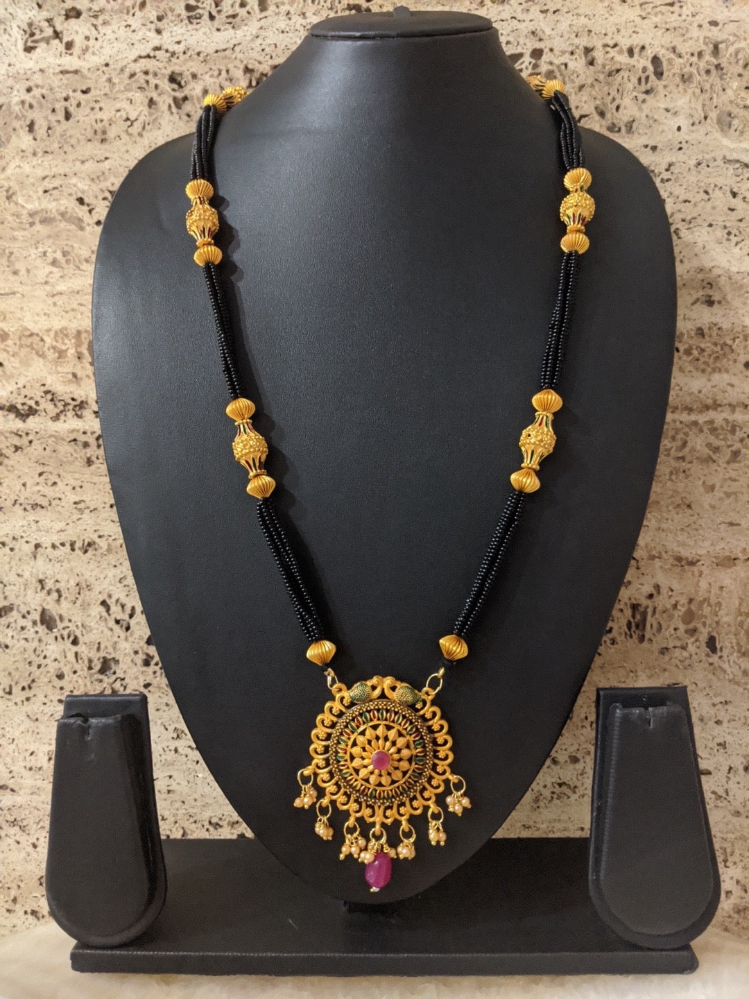 long gold mangalsutra designs latest